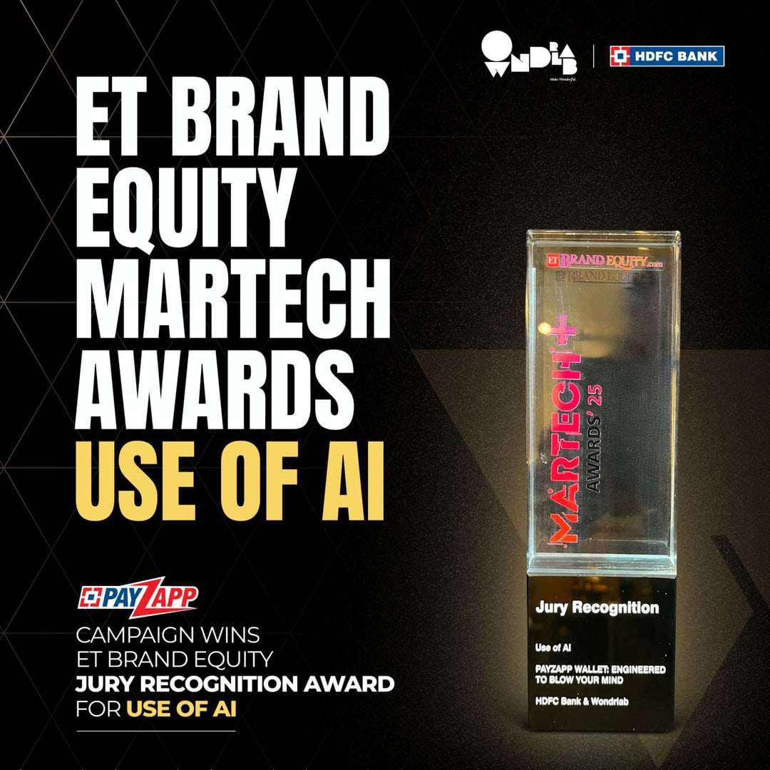 HDFC PayZapp · Sloth, ET Brand Equity MarTech Awards, Best Use of AI 2025